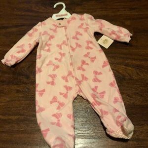 Baby Girl Juicy Couture Plush Onesie